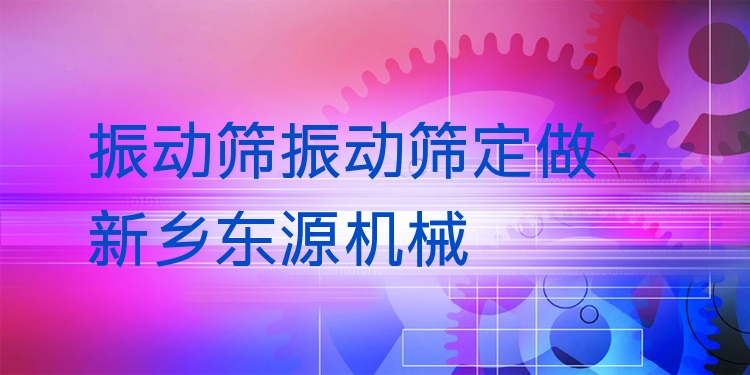 振動(dòng)篩振動(dòng)篩定做 - 新鄉(xiāng)東源機(jī)械