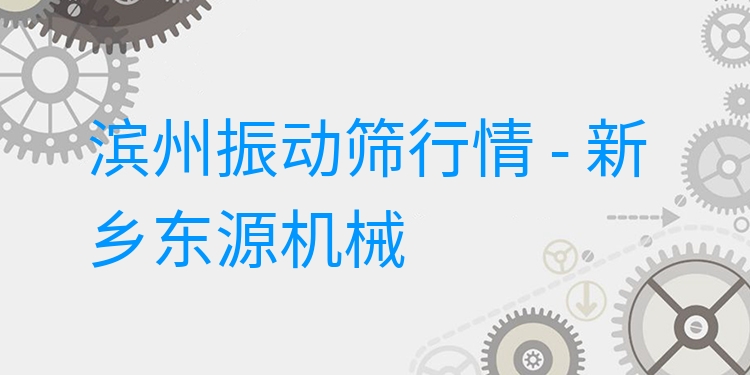 濱州振動(dòng)篩行情 - 新鄉(xiāng)東源機(jī)械