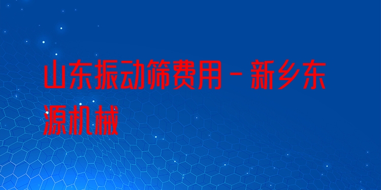 山東振動篩費用 - 新鄉(xiāng)東源機械