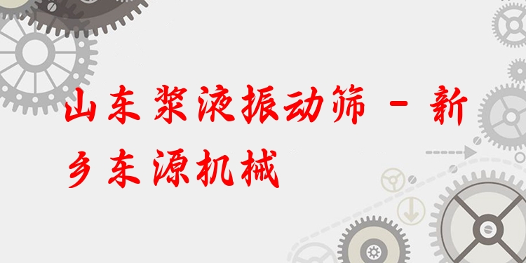 山東漿液振動(dòng)篩 - 新鄉(xiāng)東源機(jī)械