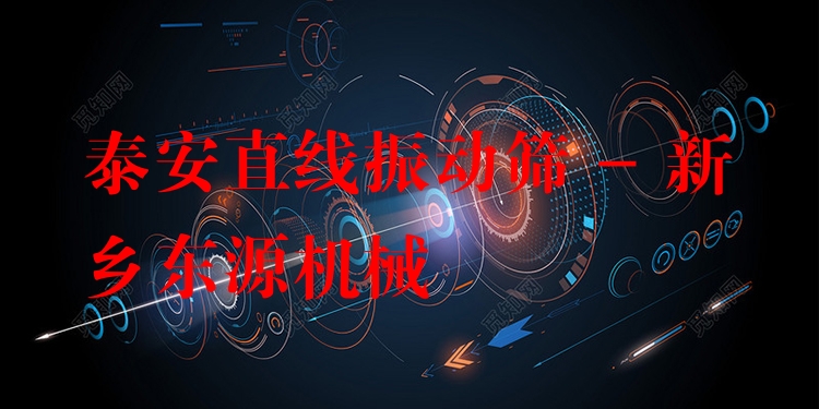 泰安直線振動(dòng)篩 - 新鄉(xiāng)東源機(jī)械