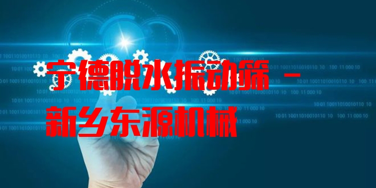 寧德脫水振動篩 - 新鄉(xiāng)東源機械