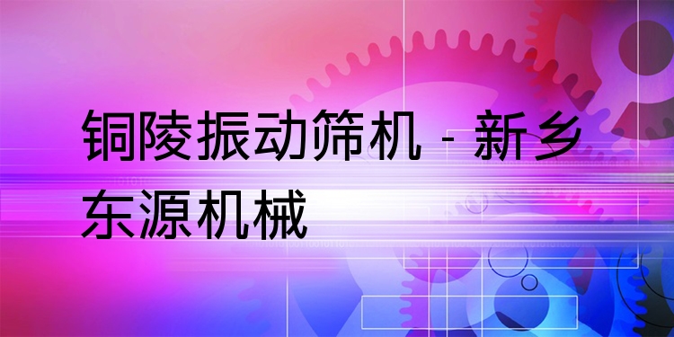 銅陵振動(dòng)篩機(jī) - 新鄉(xiāng)東源機(jī)械