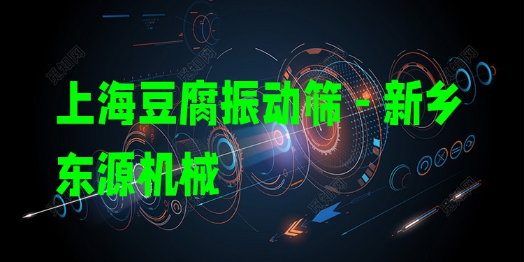 上海豆腐振動篩 - 新鄉(xiāng)東源機械