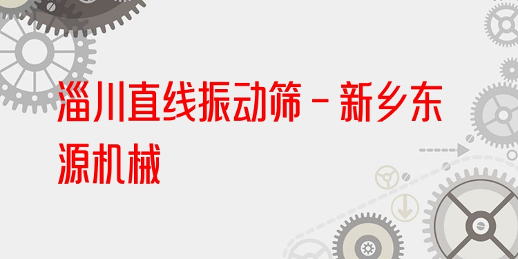 淄川直線振動篩 - 新鄉(xiāng)東源機(jī)械