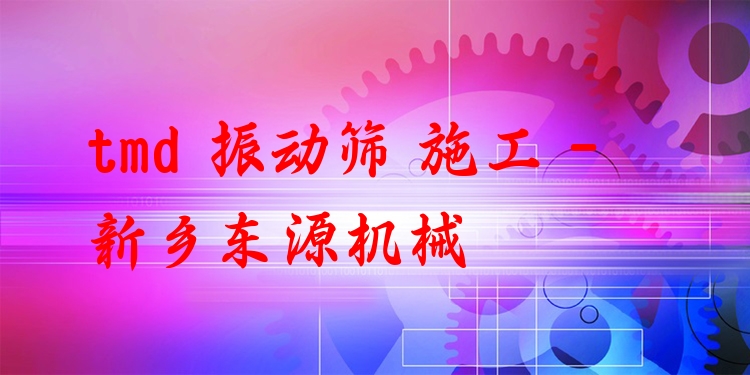 tmd 振動(dòng)篩 施工 - 新鄉(xiāng)東源機(jī)械