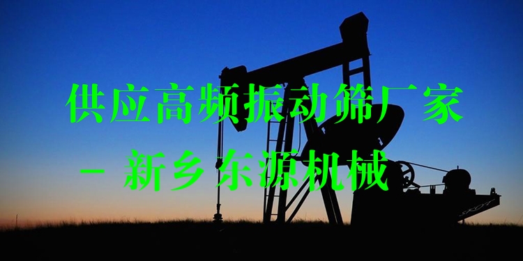 供應高頻振動篩廠家 - 新鄉(xiāng)東源機械