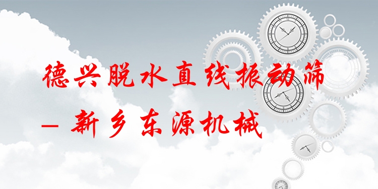 德興脫水直線振動(dòng)篩 - 新鄉(xiāng)東源機(jī)械