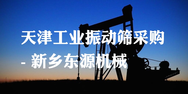 天津工業(yè)振動篩采購 - 新鄉(xiāng)東源機械