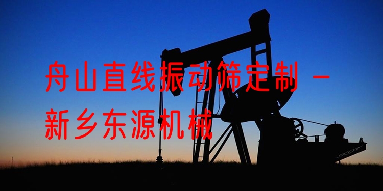 舟山直線振動篩定制 - 新鄉(xiāng)東源機械