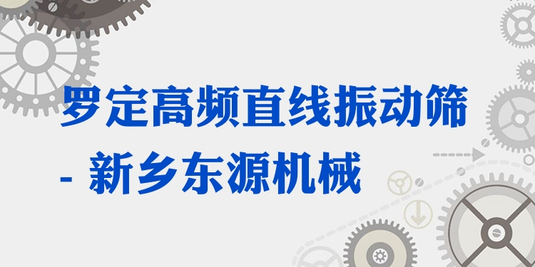羅定高頻直線振動(dòng)篩 - 新鄉(xiāng)東源機(jī)械