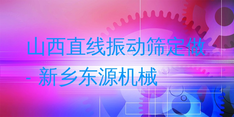 山西直線振動(dòng)篩定做 - 新鄉(xiāng)東源機(jī)械