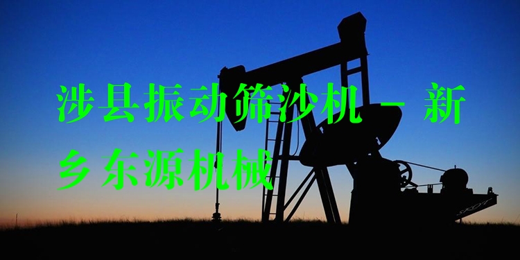 涉縣振動篩沙機 - 新鄉(xiāng)東源機械