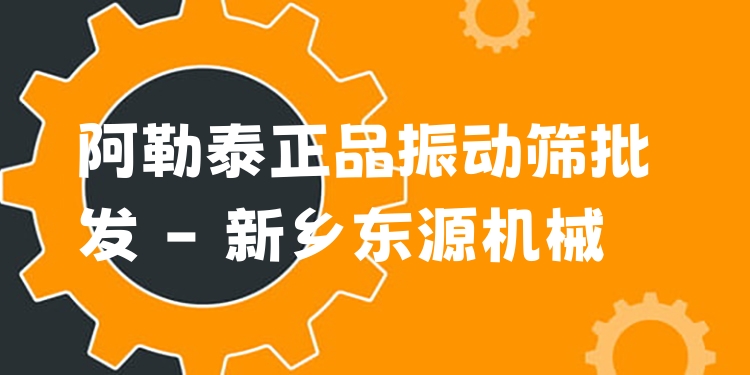 阿勒泰***振動篩批發(fā) - 新鄉(xiāng)東源機械