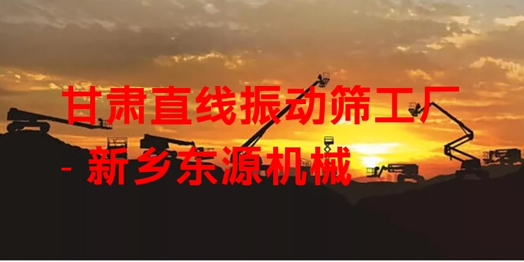 甘肅直線振動(dòng)篩工廠 - 新鄉(xiāng)東源機(jī)械