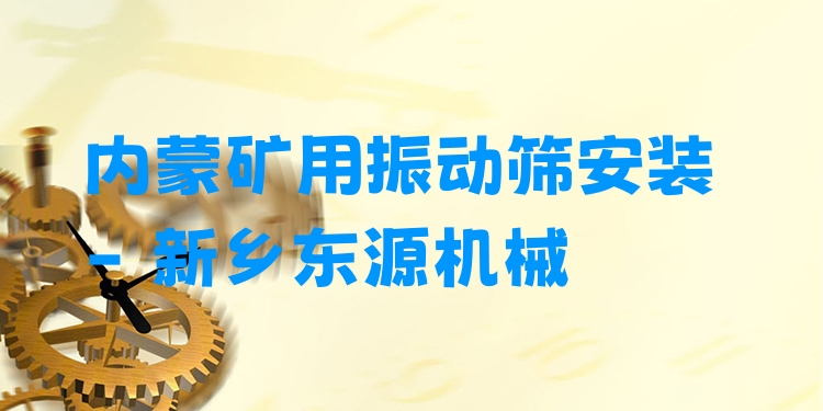 內(nèi)蒙礦用振動篩安裝 - 新鄉(xiāng)東源機(jī)械