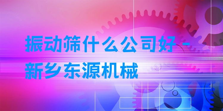 振動(dòng)篩什么公司好 - 新鄉(xiāng)東源機(jī)械