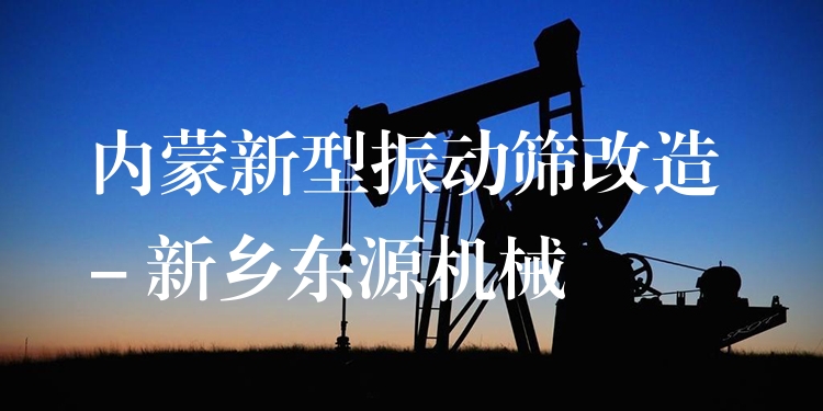 內(nèi)蒙新型振動篩改造 - 新鄉(xiāng)東源機(jī)械