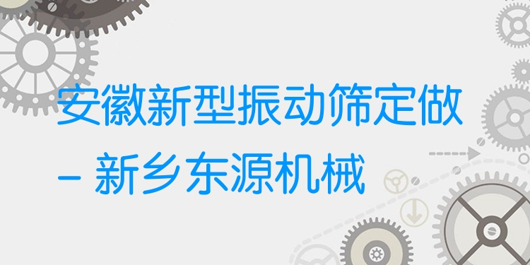 安徽新型振動(dòng)篩定做 - 新鄉(xiāng)東源機(jī)械