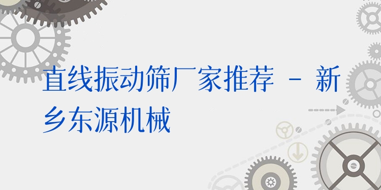 直線振動篩廠家推薦 - 新鄉(xiāng)東源機(jī)械