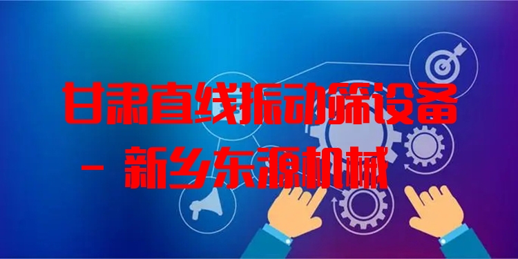 甘肅直線振動(dòng)篩設(shè)備 - 新鄉(xiāng)東源機(jī)械
