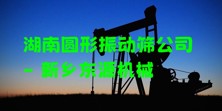 湖南圓形振動篩公司 - 新鄉(xiāng)東源機械