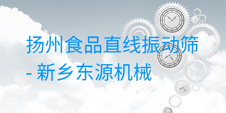 揚(yáng)州食品直線振動篩 - 新鄉(xiāng)東源機(jī)械