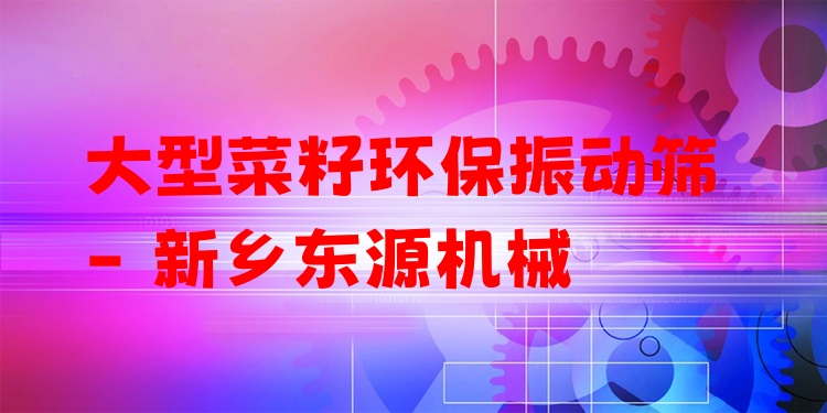 大型菜籽環(huán)保振動篩 - 新鄉(xiāng)東源機械