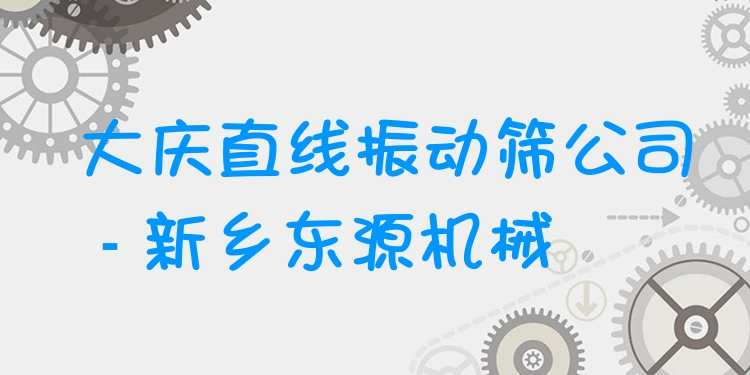 大慶直線振動(dòng)篩公司 - 新鄉(xiāng)東源機(jī)械
