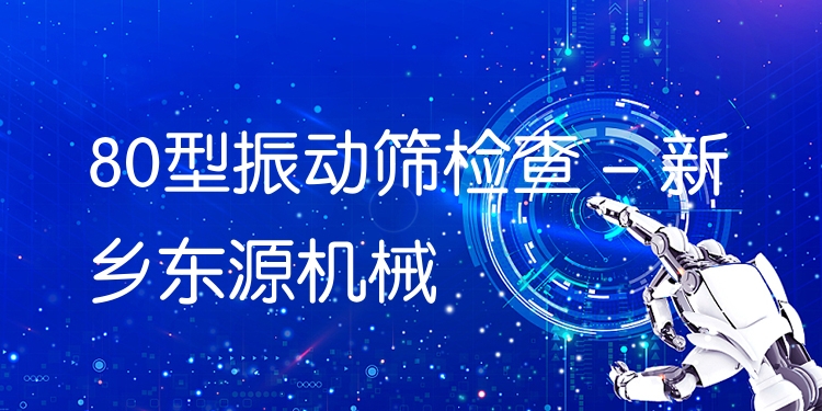 80型振動(dòng)篩檢查 - 新鄉(xiāng)東源機(jī)械