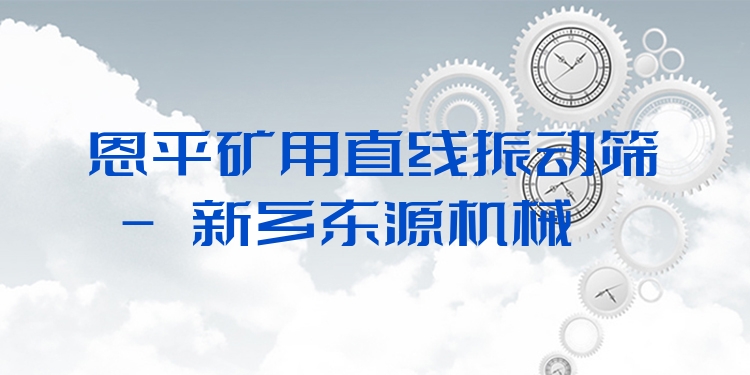 恩平礦用直線振動(dòng)篩 - 新鄉(xiāng)東源機(jī)械