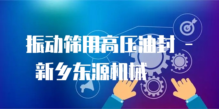 振動(dòng)篩用高壓油封 - 新鄉(xiāng)東源機(jī)械