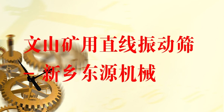 文山礦用直線振動(dòng)篩 - 新鄉(xiāng)東源機(jī)械
