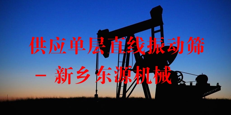 供應單層直線振動篩 - 新鄉(xiāng)東源機械