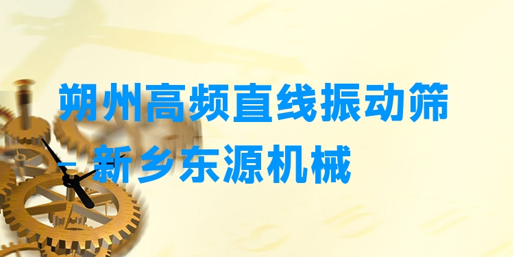 朔州高頻直線振動篩 - 新鄉(xiāng)東源機械