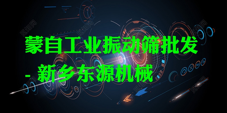 蒙自工業(yè)振動篩批發(fā) - 新鄉(xiāng)東源機械