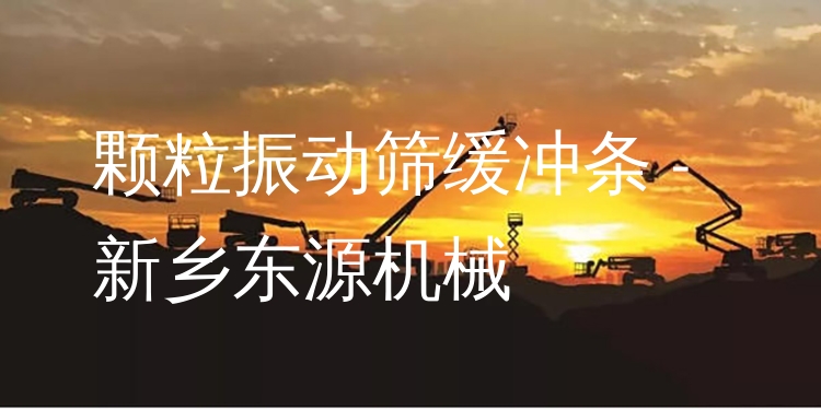 顆粒振動(dòng)篩緩沖條 - 新鄉(xiāng)東源機(jī)械