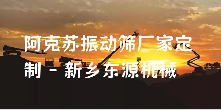阿克蘇振動(dòng)篩廠家定制 - 新鄉(xiāng)東源機(jī)械