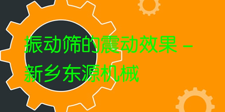 振動(dòng)篩的震動(dòng)效果 - 新鄉(xiāng)東源機(jī)械