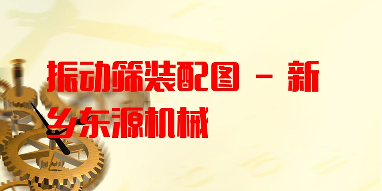 振動篩裝配圖 - 新鄉(xiāng)東源機械