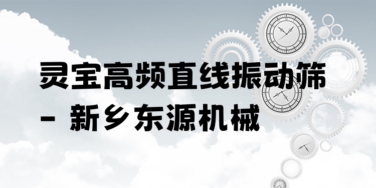 靈寶高頻直線振動篩 - 新鄉(xiāng)東源機械