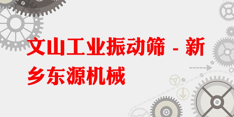 文山工業(yè)振動篩 - 新鄉(xiāng)東源機械